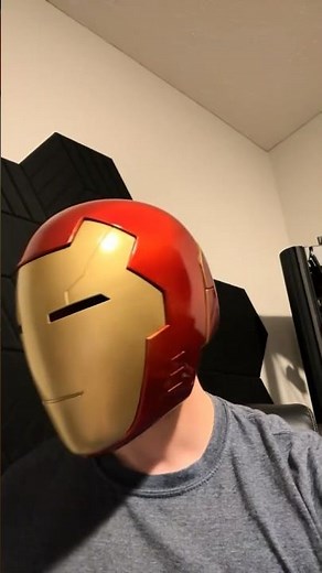3D Printed Iron Man Helmet!! Iron Man Armored Adventures Mrk I #shorts