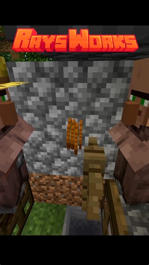 RaysWorks on Instagram: "Trick Villagers to work for YOU Best automatic villager crop farm in 5 minutes for unlimited potatoes, carrots, wheat, beets! Tricks to make villager crop farms in minutes."