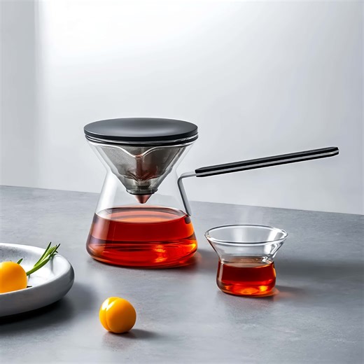 Fromtea Droplet-Design Magnetic Glass Teapot