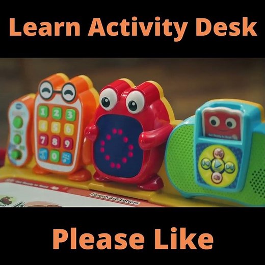 VTech Touch and Learn Activity Desk Deluxe, Pink #short