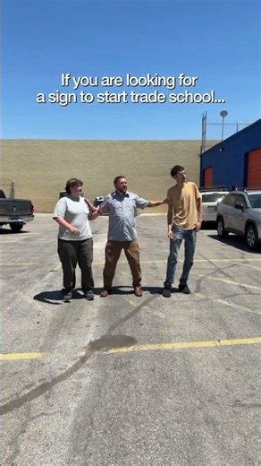 Looking for a sign to start trade school?