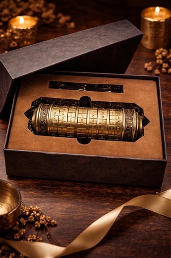 Copper Cryptex Puzzle Gift Box – Secret Message Lock, Romantic Keepsake - Etsy