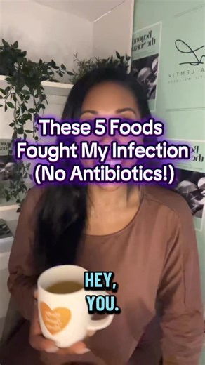 Nina Lemtir | ᴄᴇʀᴛɪꜰɪᴇᴅ ɴᴜᴛʀɪᴛɪᴏɴ ʟɪꜰᴇꜱᴛʏʟᴇ ꜱᴛʀᴀᴛᴇɢɪꜱᴛ on Instagram: "Sis… antibiotics are not always the answer 💛 They kill bad germs. But they also kill GOOD germs. And it can take MONTHS for your gut to heal 😢 For women with fibroids, that matters. Here are 5 natural fighters: 🍋 Lemon 🌿 Ginger 🧄 Garlic 🌼 Turmeric ⚫ Black Pepper These help: ✔️ Fight germs ✔️ Protect your gut ✔️ Lower swelling ✔️ Support hormones Small foods. Big power. 💬 COMMENT “HEAL” if you want my natural healing pla