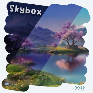 Sakura Landscape - Skybox - 桜の風景 - deko AI - BOOTH