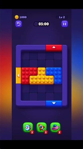Block Out!-Gameplay Walkthrough Part 1-Level 1-16