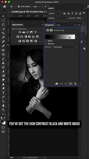 Creating High Contrast Black and White Images in Photoshop