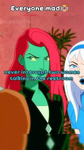 Poison Ivy argues with nora fries |#dc #harleyquinn #youtubeshorts #dccomics #shorts #batman
