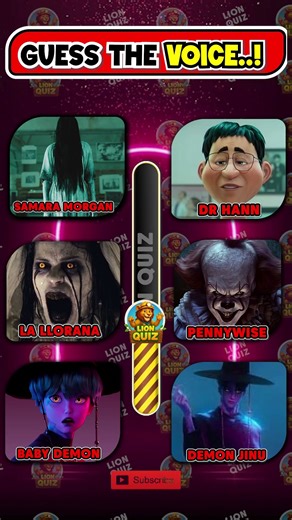 🎤 Who’s Behind the Hunter Scene? | Kpop Dark Voice Challenge | Lion Quiz