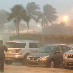 Rainband from Hurricane Irma lashing Miami. This taken from our office just minutes ago. | US National Weather Service Miami Florida
