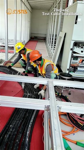 Electrical & Mechanical Dept. Daily — Test Cable Installation.