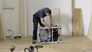 Festool-CS 70台锯 快速安装使用教学之一——基础安装