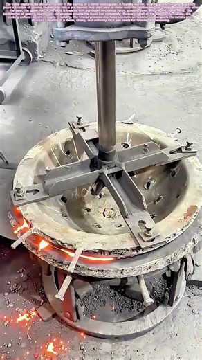 Pouring the Foundry: How Molten Iron is Forged into a Cooking Pan