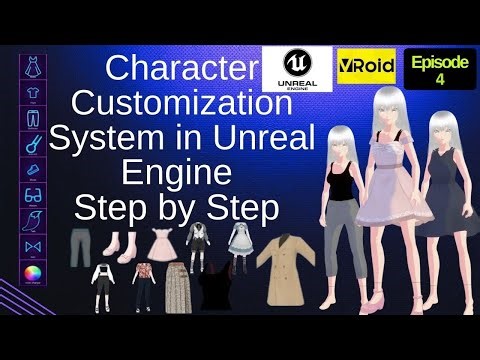 Unreal Engine 5.6 Tutorial |PART 4|Character Customization | Clean Swaps, Color Sliders, Back Button