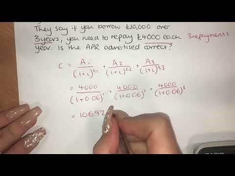 Core Maths How to calculate APR