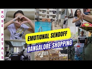 Bangalore விட்டு கிளம்பும்போது ரொம்ப Emotional ஆய்டோம்/Bangalore Shopping /Rose Petals