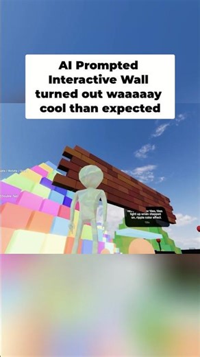 "Way Better Than I Thought" — One Prompt, One Wall #ai #aiworld