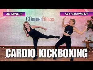 40 Min Cardio Kickboxing: High-Energy Workout / Rock Music Intense Sweat Session! 🥊