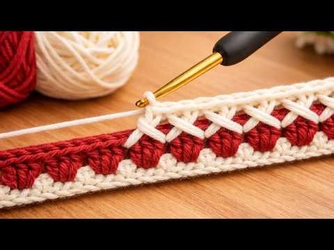 Crochet Pattern Tutorial | Easy Bobble Stitch Zigzag (Beginner Friendly)