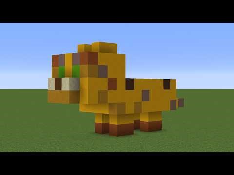 How To Make a Baby Ocelot Statue In Minecraft 🐆