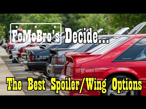 Fox Body Mustang Spoiler / Wing Options (factory and aftermarket) & Recommendations