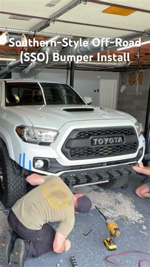 Saturday project this week was installing an SSO bumper on a buddies 2023 Tacoma. Came out great!