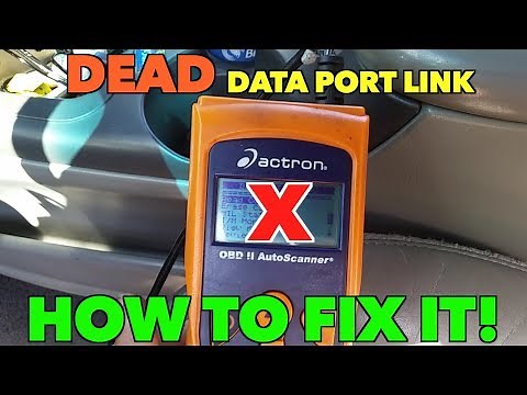 OBD-II.... Non connecting data Port Issue. *FIXED* This might help you!