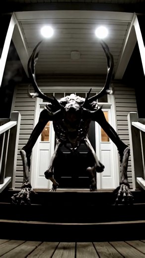 This Horned Wraith Walked Onto the Porch and Stared In #shorts