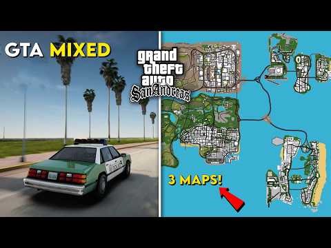 How to install All Three GTA Maps mod in GTA San Andreas | GTA Mixed Mods