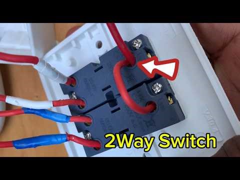 How To Wire A 3Way And 2Way Switch | House Wiring