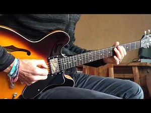 Cool Blues shuffle riff 5 - Blues guitar lesson