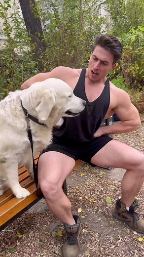 Bodybuilders walking with their dog’s…🤣 #fyp #bodybuilding #gym #fitness