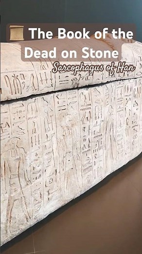Sarcophagus of Han – Texts from the Book of the Dead | Grand Egyptian Museum #shorts #viralshorts