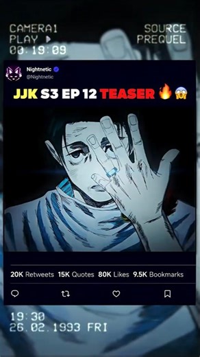 Jjk S3 Ep 12 Teaser 🤯💍| Jujutsu Kaisen Season 3 Ep 12