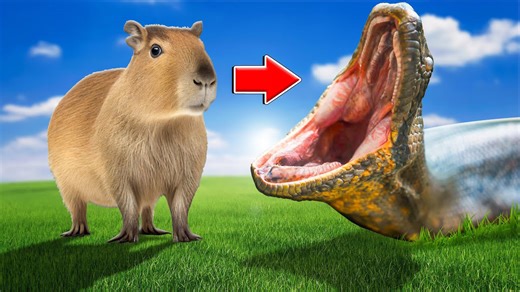 Anaconda vs. capybara