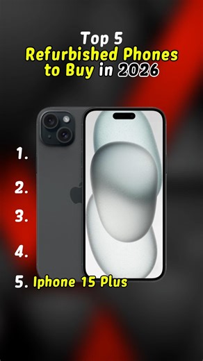 Top 5 Best Refurbished Phones to Buy in 2026 🔥 Best Value Smartphones! #smartphone #tech #bestphone