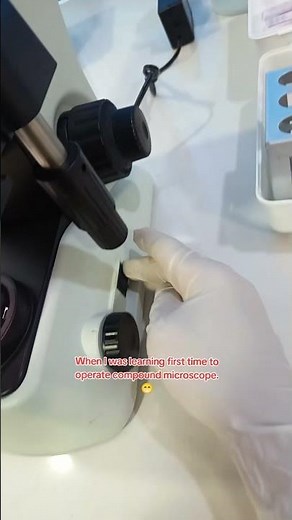 How to operate compound microscope