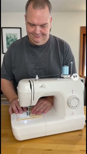 Setting up sewing machines