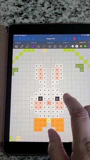 GoodNotes App using it for Cross Stitch #flosstube #xstitch #crossstitching #goodnotes #crossstitch