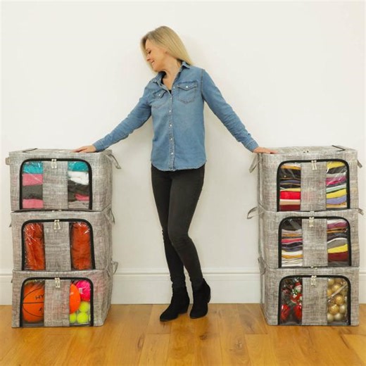 25K views · 107 reactions | Strong, Study and Spacious Storage. With Easy Access, even when stacked! ✅ Take a look at our Smart Space  with so many different sizes to choose from! | Must Have Ideas UK | Facebook