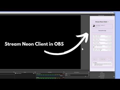 របៀបដាក់ Stream Neon Client ក្នុង OBS ដោយមិនចាំបាច់បើកក្នុង Chrome