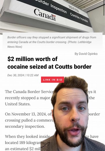 Coutts Border Seizes $2 Million Cocaine Shipment