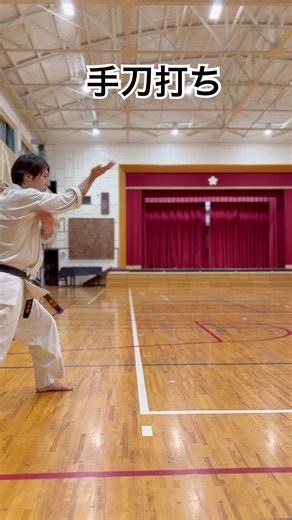 琉球空手道手刀打ち#琉球空手 #沖縄空手 #空手 #空手道 #karatedo #karate #突き技 #技紹介 #トレーニング #martialarts #武道 #kick #格闘技