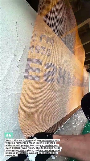 This Wall Finishing Technique Looks So Satisfying!#construction #woodworking #satisfying #diy