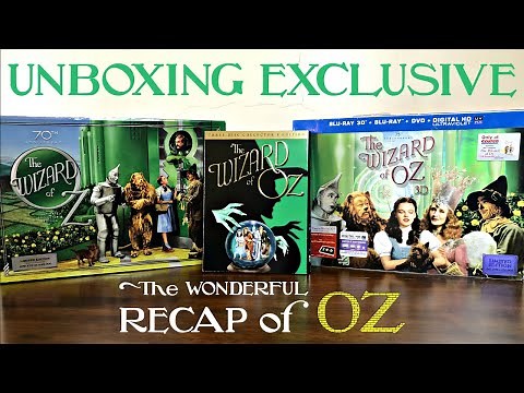 "The Wizard of Oz" Collector's Editions Unboxing! (Presented by OzRecap)