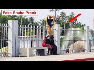 King Cobra Snake Prank 🐍 (Part 5) | Fake Snake Prank Video on Public | 4 Minute Fun