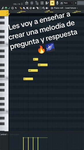 Melodía de Pregunta y Respuesta en FL Studio