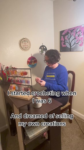 #earrings #crochet #handmade #handmadejewelry #smallbusiness #jewelrybusiness #microcrochet #myjourney #pnw