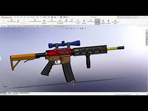 Gun Design and Assembly of M4 Carbine SolidWorks - Introduction