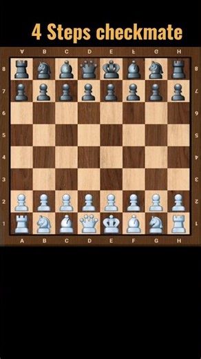 4 steps checkmate || Cheese best opening with book player || #chess #chesstips #chessstrategy