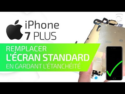 How to replace the standard screen while maintaining the waterproofing of the iPhone 7 Plus? TUTO...
